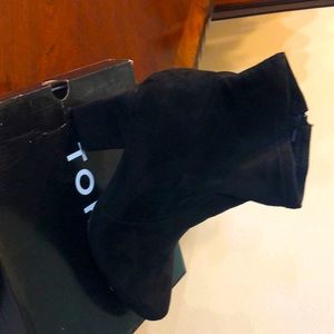 Black Bootie size 11.5 wide never worn